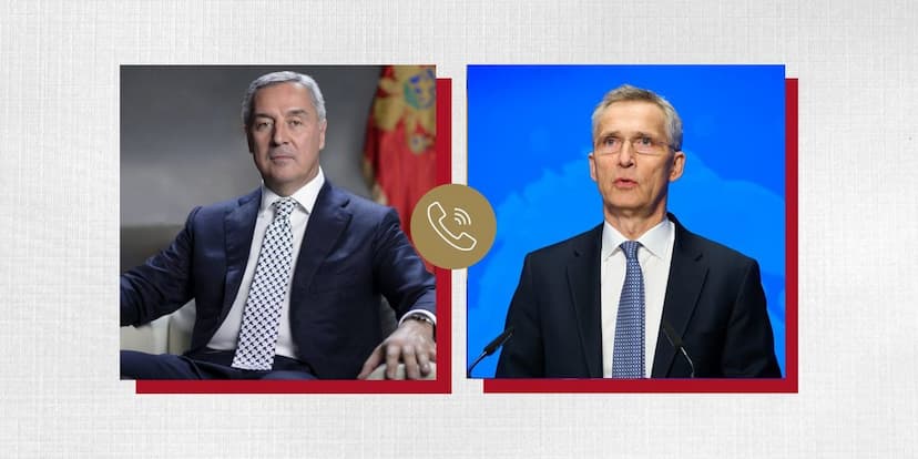 Predsjednik Đukanović imao je danas telefonski razgovor sa generalnim sekretarom NATO Jensom Stoltenbergom