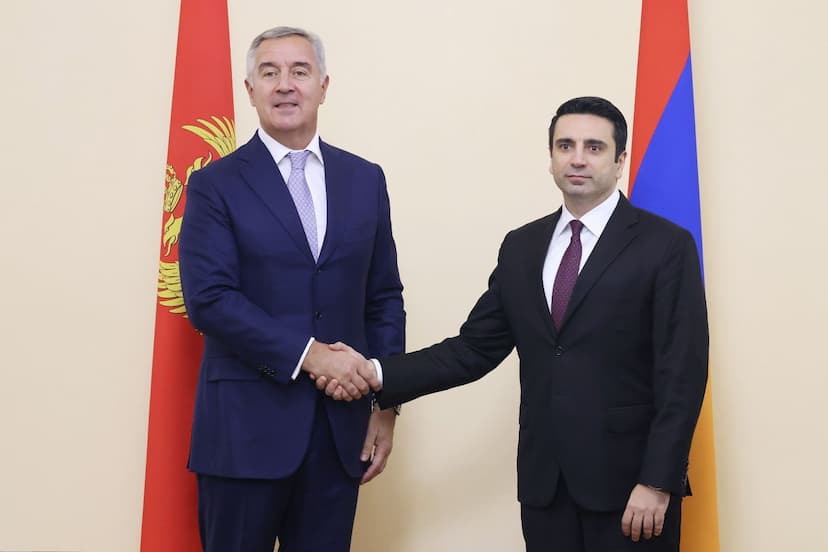 Predsjednik Đukanović sastao se u Jerevanu sa Predsjednikom parlamenta Alenom Simonyanom