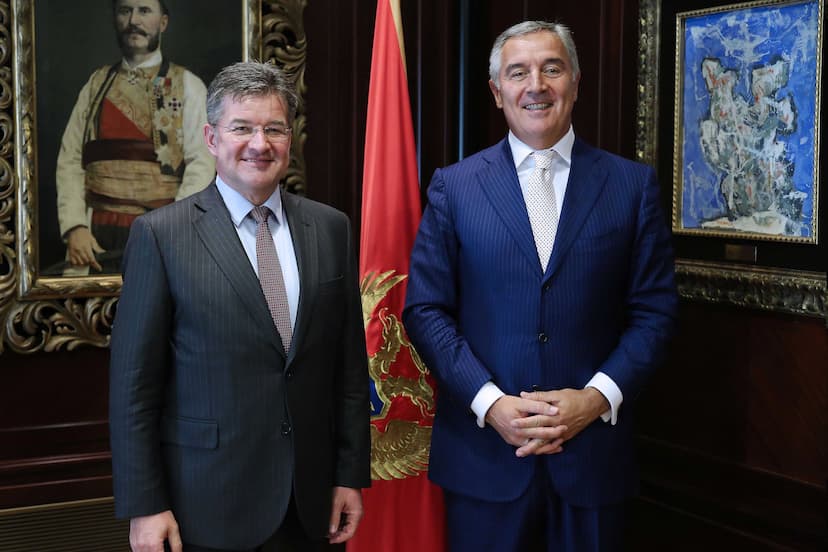 Predsjednik Đukanović primio Miroslava Lajčaka, specijalnog predstavnika EU za dijalog Beograda i Prištine i ostala pitanja na Zapadnom Balkanu