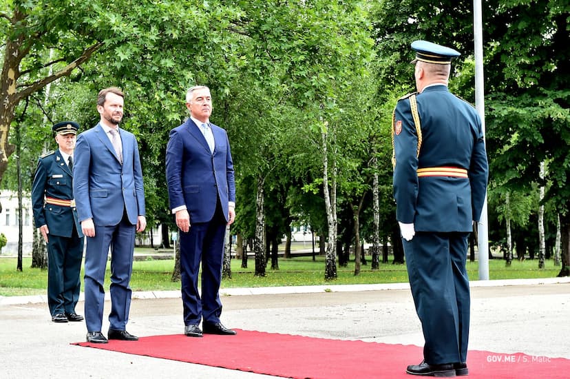 Predsjednik Đukanović predao dužnost novom načelniku Generalštaba Vojske Crne Gore