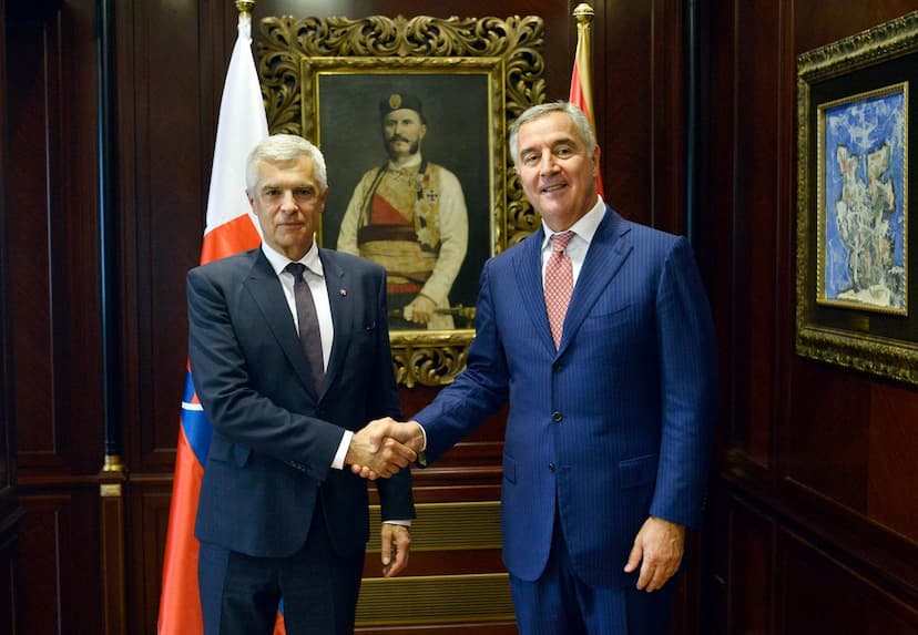 Predsjednik Đukanović primio ministra vanjskih poslova Republike Slovačke Ivana Korčoka