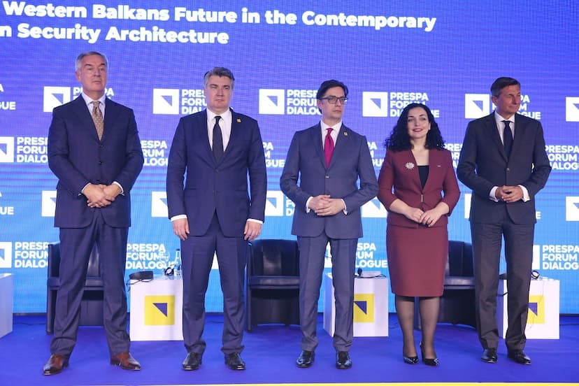 Predsjednik Crne Gore Milo Đukanović na Prespanskom forumu za dijalog 2022.