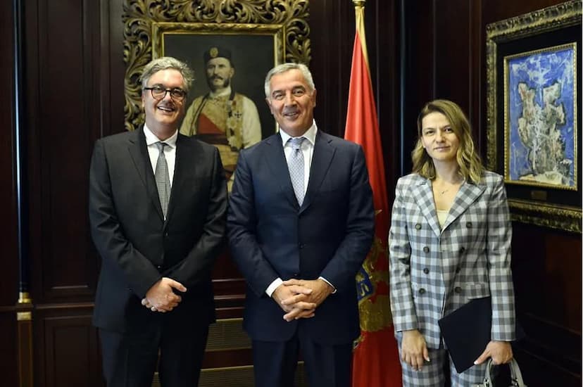 Predsjednik Đukanović razgovarao sa predsjednikom Privredne komore Srbije Markom Čadežom