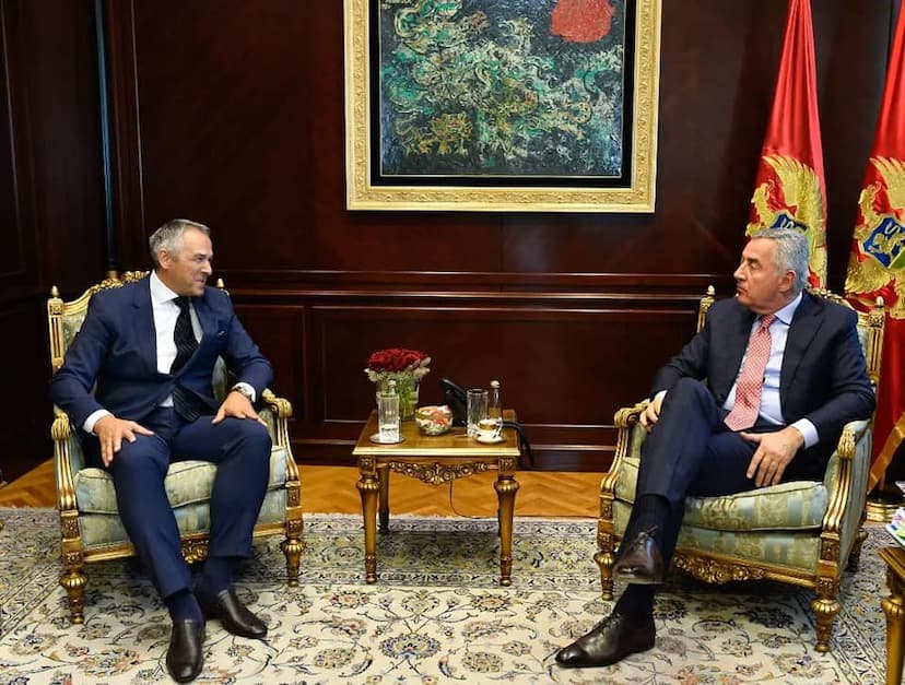 Predsjednik Đukanović razgovarao sa Dr Nedžadom Brankovićem, predsjednikom Senata privrede EU u Bosni i Hercegovini i Erolom Ramusovićem, predsjednikom Skupštine Senata