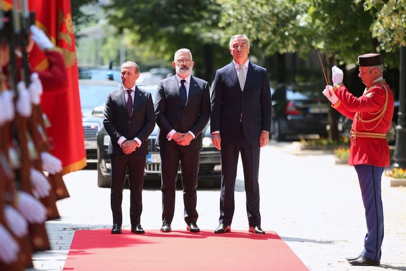 Predsjednik Đukanović dočekao uz najviše državne počasti kapetane regente Republike San Marino