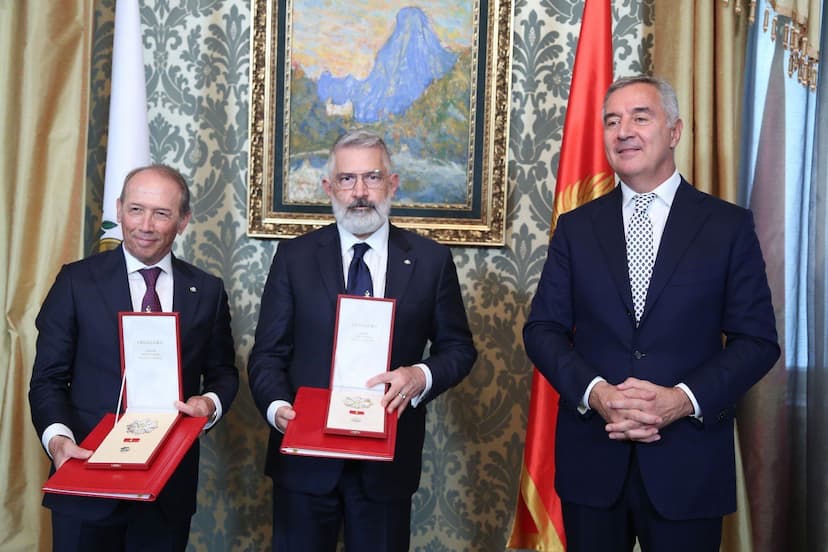 Predsjednik Đukanović odlikovao regente San Marina Ordenom Crnogorske velike zvijezde