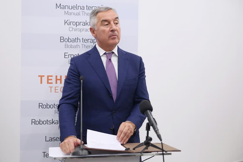 Pozdravna riječ predsjednika Crne Gore Mila Đukanovića na otvaranju Centra za fizikalnu terapiju i rehabilitaciju