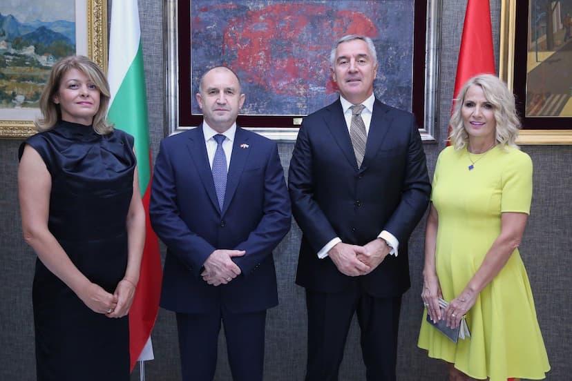 Predsjednik Đukanović priredio svečanu večeru u čast predsjednika Republike Bugarske Rumena Radeva