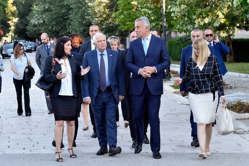 Predsjednik Đukanović i visoki predstavnik za vanjsku i bezbjednosnu politiku i potpredsjednika EK Žozep Borelj prošetali Prijestonicom