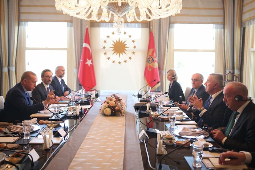 Predsjednik Republike Turske Redžep Tajip Erdogan priredio radni ručak u čast Predsjednika Crne Gore