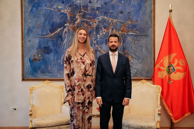 MILATOVIĆ PRIMIO MARIJU VUKOVIĆ: PONOS CRNE GORE I UZOR GENERACIJAMA KOJE DOLAZE