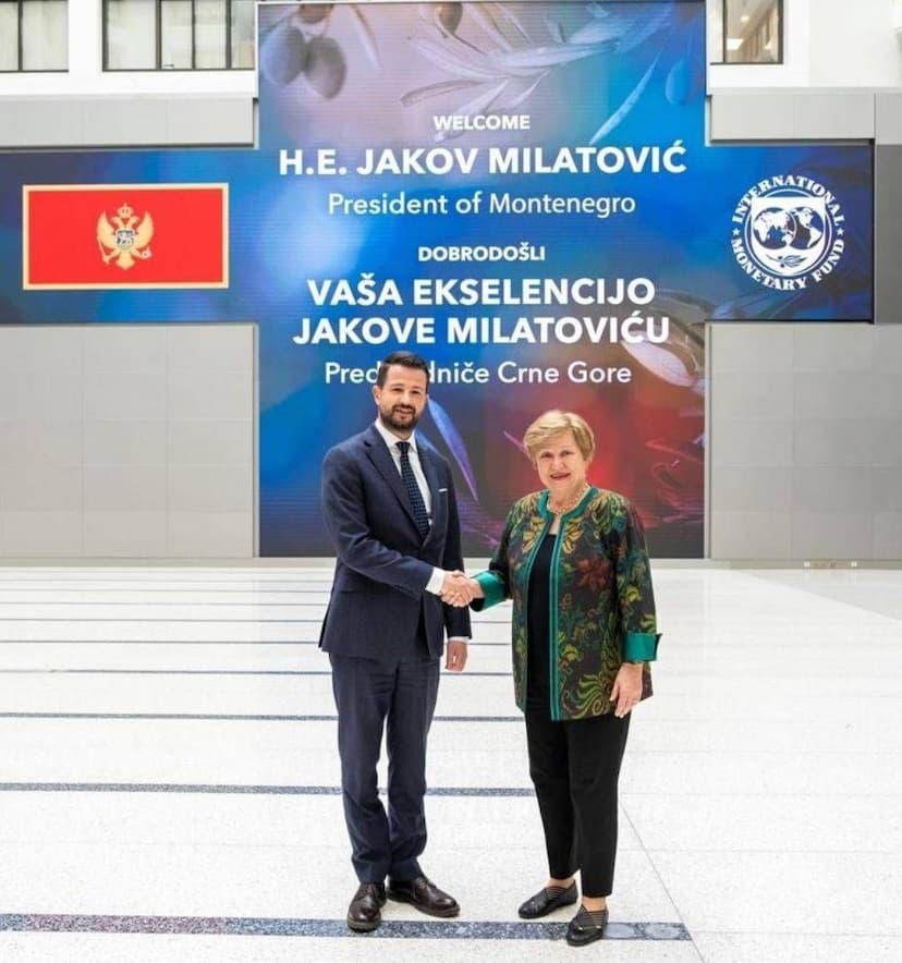 Predsjednik Milatović sa direktoricom MMF-a: Crnoj Gori potreban novi model rasta