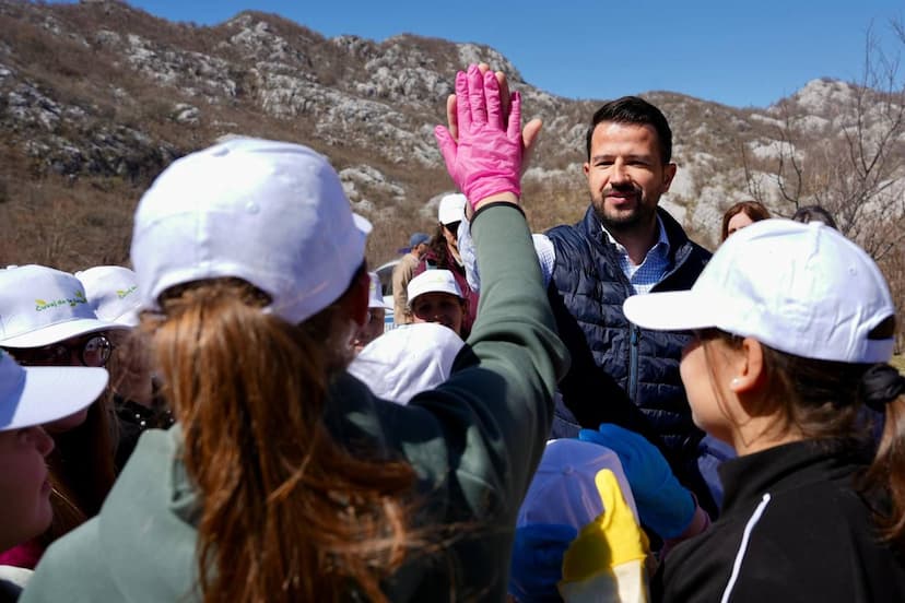 Milatović na Orjenu u akciji čišćenja: Ključne poruke o zaštiti prirode