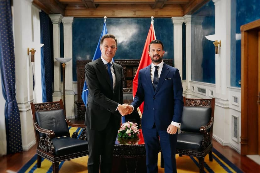 Milatović sa generalnim sekretarom NATO Markom Ruteom: Crna Gora ostaje pouzdan saveznik