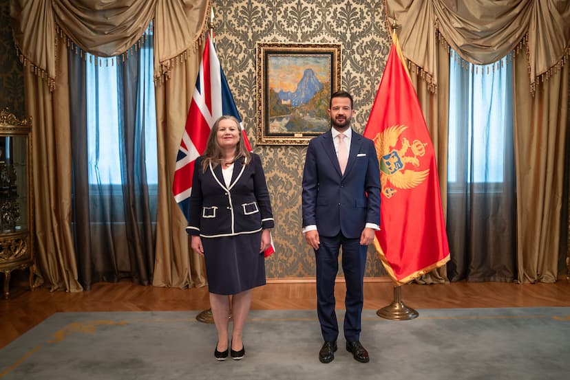 Milatović primio akreditivna pisma ambasadora Ujedinjenog Kraljevstva i Francuske: Partnerstva koja jačaju međunarodnu poziciju Crne Gore