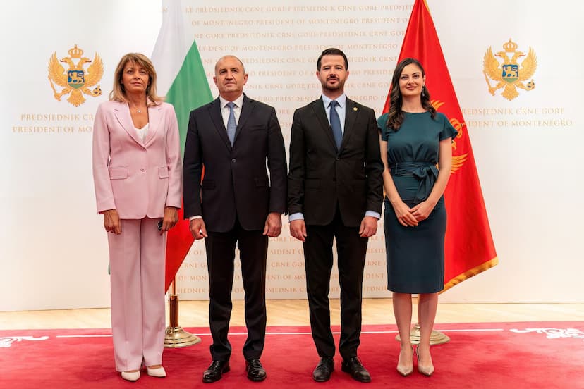 Predsjednik Republike Bugarske Rumen Radev u zvaničnoj posjeti Crnoj Gori