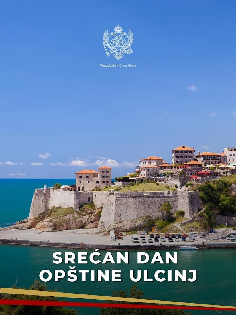 Čestitka predsjednika Milatovića povodom Dana Opštine Ulcinj